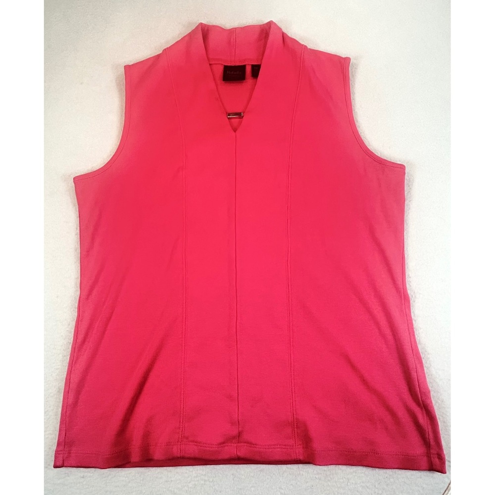 Rafaella Studio Sleeveless Top Women PM Pink Preppy